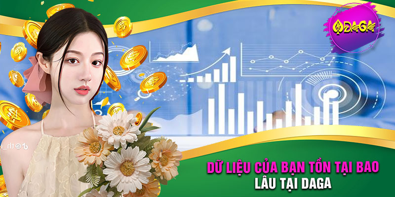 Dữ liệu của người chơi được DAGA lưu trữ trong bao lâu